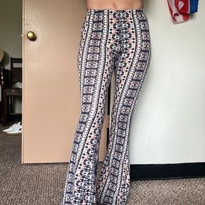Juniors funky flare pants